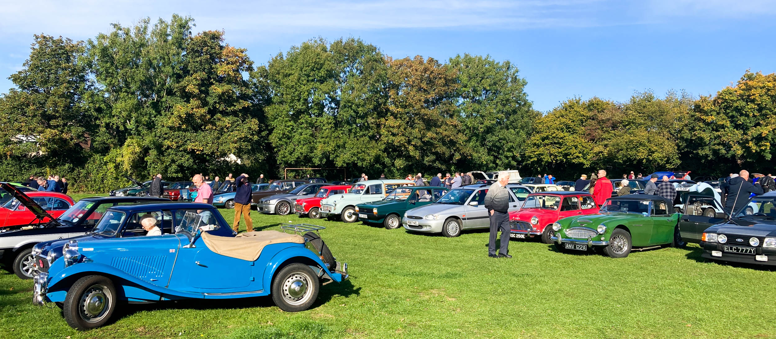 Brunel TRs at Redhill Classic Car Breakfast - Autumn