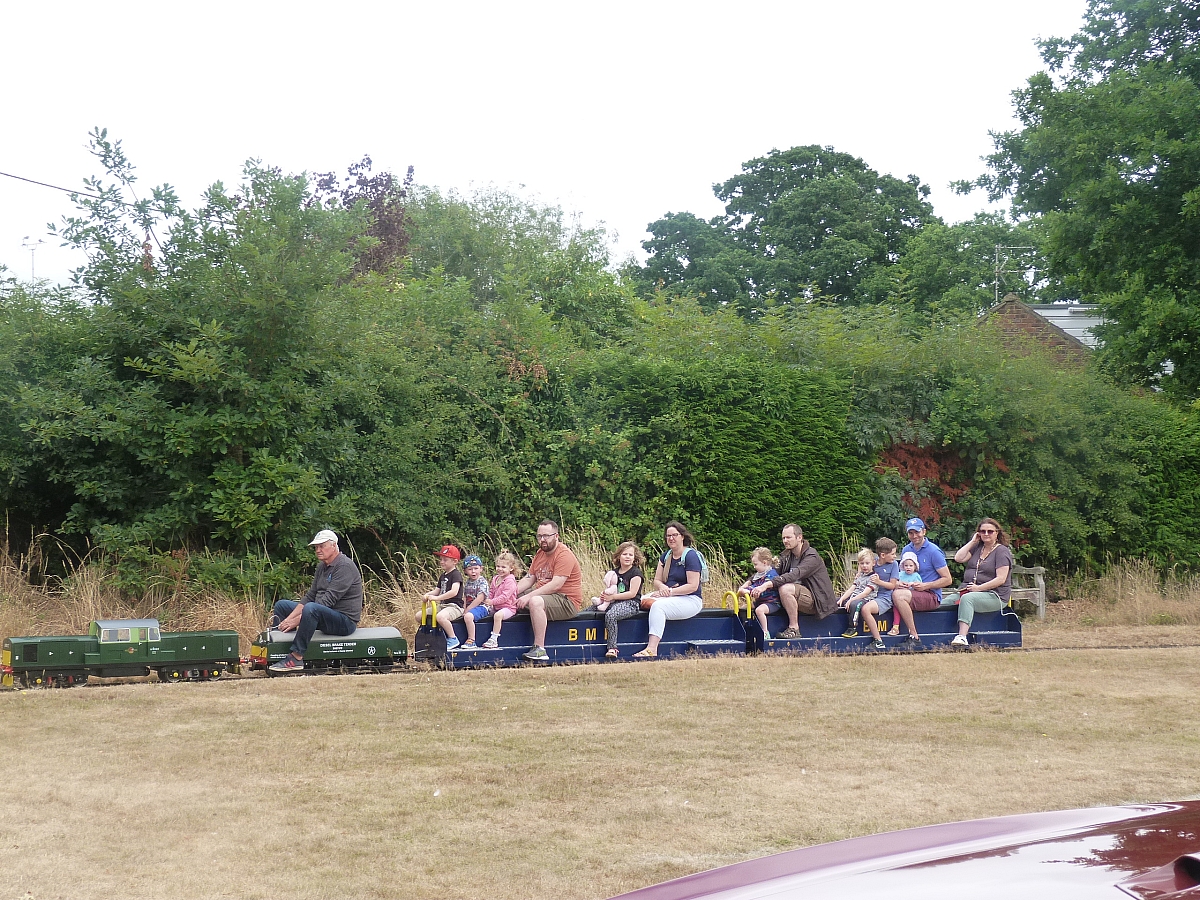 Burghclere Miniature Railway Classic Car Day