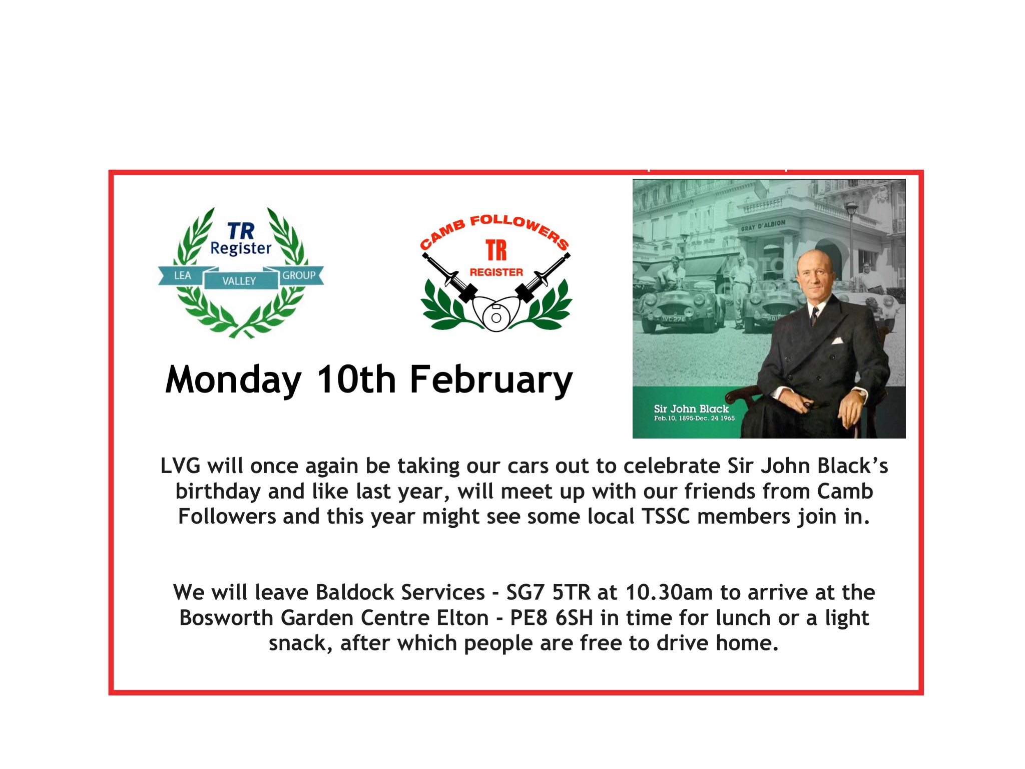 LVG on Drive your Triumph Day